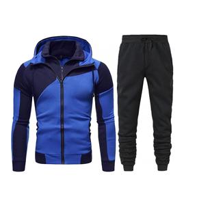 Cremallera de talla grande Unisex personalizable Spandex/Nylon chándal de Invierno 2 piezas Jogging Gym Fitness Wear Windbreaker Chándal Set - Product Image 5