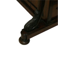 Réplique antique du bureau Davenport du XIXe siècle, table d'écriture en bois conçue pour les meubles de bureau classiques et le bureau à domicile