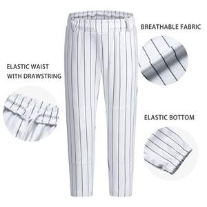 Pantalones de béisbol duraderos para juego de entrenamiento deportivo de equipo, pantalones de estilo Jogger transpirables suaves - Product Image 5