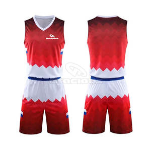 Uniforme de basket-ball en polyester 100% personnalisé de haute qualité nouveau design respirant ensembles grande taille - Product Image 1