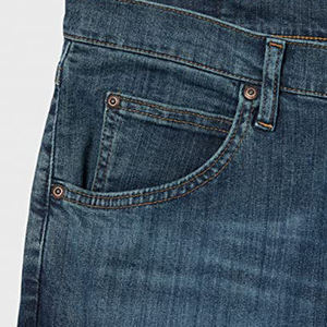 กางเกงยีนส์แบบลำลองสำหรับฤดูใบไม้ร่วงฤดูร้อนกางเกงยีนส์เอวสูงมีกระดุมพิมพ์ลายวินเทจทรงตรงเข้ารูปสีต่ำ - Product Image 3