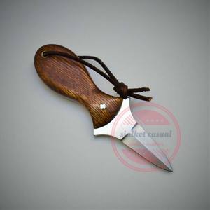 Cuchillo para ostras con mango de madera Cuchillo para ostras personalizado - Product Image 6