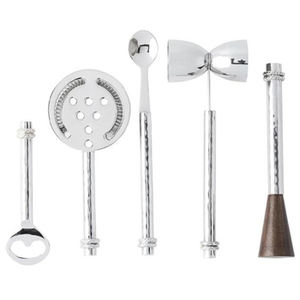 Juego de herramientas de barra de mármol y aluminio, juego de cubiertos de acero inoxidable pulido con espejo de calidad superior, juego de utensilios de Bar elegantes para bares caseros - Product Image 3