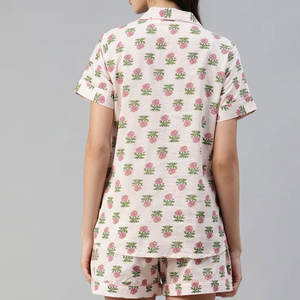 Ensemble de shorts imprimés taille haute pour femmes Nouveau design à la mode personnalisé Meilleure vente Prix Offre Spéciale - Product Image 3