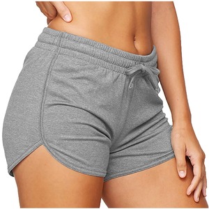 Pantalones Cortos Deportivos Casuales para Hombre, Cintura Elástica, 100% Algodón, Color Sólido - Product Image 3