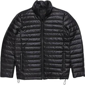 Chaqueta Acolchada de Lona para Mujer con Cuello Alto Estampado, Abrigo de Invierno Cálido y Ligero, Prenda Exterior Elegante a Prueba de Viento de Algodón - Product Image 2