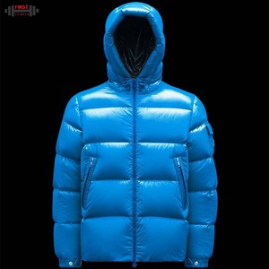 2025 Fashion Style Men's <b>Canvas</b> Stand Collar Puffer <b>Jacket</b> Wholesale Low Price Winter Customizable High Quality - Product Image 1