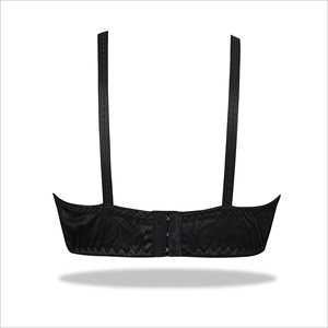 Sujetador de nailon con estampado floral negro para uso diario, cómodo y elegante, categoría de producto - Product Image 3