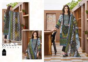 Vestido de algodón Premium Material Dupatta Precio al por mayor para ropa de fiesta Salwar Kameez - Product Image 6