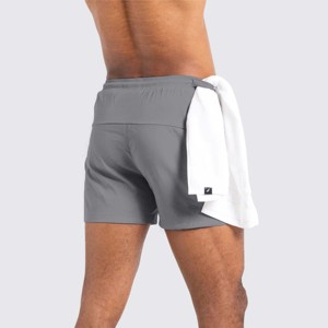 Custom French Terry <b>Fleece</b> Sweat Raw Edge <b>Shorts</b> Unisex Heavy Cotton Casual Gym <b>Mens</b> Run Fitness <b>Shorts</b> - Product Image 3