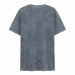 Wholesale Custom Heavyweight Acid Wash T-Shirt Regular Fit <b>Vintage</b> Distressed Streetwear Men's 100% Cotton Anti-shrink Plain <b>Tee</b> - Product Image 2