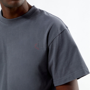 260G Heavy Quality Cotton Short Sleeve Basketball Streetwear Tee Vente en gros Fabricant - Product Image 3