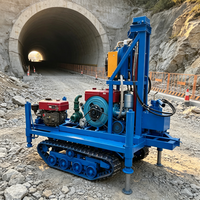 Petite plateforme de forage de puits d'eau, profondeur 120 m, pour l'eau domestique et la construction