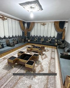 <b>Moroccan</b> <b>Sofa</b> Sedari <b>Moroccan</b> Jalsa <b>Moroccan</b> Salon Luxury U <b>Sofa</b> Set <b>Sofa</b> Wood Set We Only Ship This Product to Europe - Product Image 2