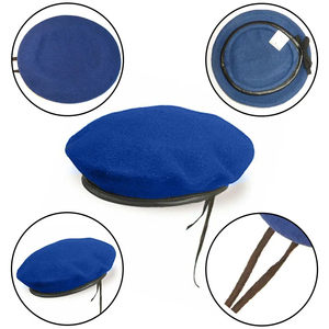 Customized Ceremonial Uniform Peak Cap OEM ODM Economy Headwear Customizable <b>Beret</b> - Product Image 2