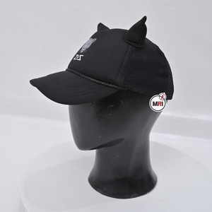 Gorra de camionero Vintage para hombre, gorra de béisbol estructurada con Cierre trasero, logotipo bordado personalizado, patrón de letras en tela común, al por mayor - Product Image 6