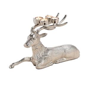 Design unique avec socle en bois bougeoir cerf haute qualité fait à la main accessoires de décoration pour la maison décoration d'hôtel et de fête - Product Image 6