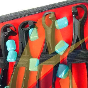 Recién llegado, fórceps de extracción dental de calidad superior, juego de serie estándar de 4 piezas con revestimiento negro de SUAVE SURGICAL INSTRUMENTS - Product Image 3