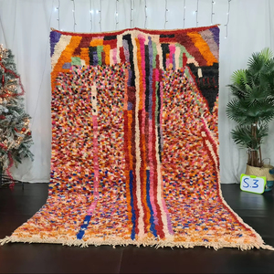 Amazing Top Quality Boujad Moroccan <b>Rug</b> Azilal Abstract Dotted Authentic Carpet Handmade Bohemian <b>Rug</b> Factory Price - Product Image 1