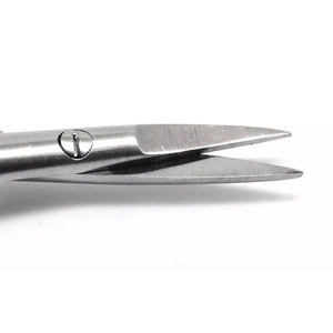 Sharp en acier inoxydable professionnel tête droite incurvée ongles russes cuticule Micro ciseaux manucure - Product Image 6