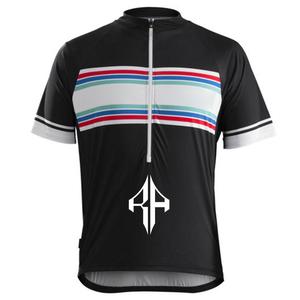 Jerseys de Ciclismo de sublimación para hombre con media cremallera de Color sólido 100% Material de poliéster Logotipo personalizado de alta calidad premium para hombre - Product Image 2