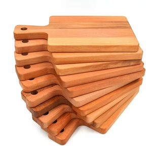 Tabla de cortar de madera de acacia y pino de mango de estilo moderno con forma irregular de alta calidad y acabado para hoteles y hogares de cinco estrellas - Product Image 1