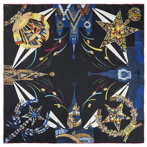 ผ้าพันคอไหมแท้ 100% ดีไซน์สั่งทำพิเศษ รุ่น Moq สำหรับผู้หญิง พับมือ ระบายอากาศได้ดี ลายดอกไม้สไตล์ชาติพันธุ์ เหมาะสำหรับฤดูใบไม้ผลิ ใช้งานได้หลากหลาย รับผลิตแบบ OEM - Product Image 2