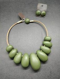 Letest New Arrival Vintage Style Resin Beads Pendent Wedding Bridal <b>Necklace</b> Jewelry Set for Women Direct Factory Price - Product Image 5