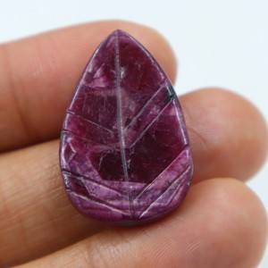 Rubí Rojo Natural Tallado en Cabujón, Gema de Rubí Tallada a Mano, Piedra Suelta Lisa, Proveedor Mayorista de Piedras para Joyería - Product Image 3