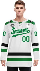 Camiseta de Hockey Personalizada para Equipos |   Uniforme de Hockey sobre Hielo Sublimado Transpirable |   Suministro al por Mayor - Product Image 5