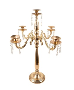 Support de bougie en métal d'excellente qualité, porte-bougie de luxe très exigeant, fait à la main, vente en gros, dessus de Table, support de bougie en métal classique - Product Image 4