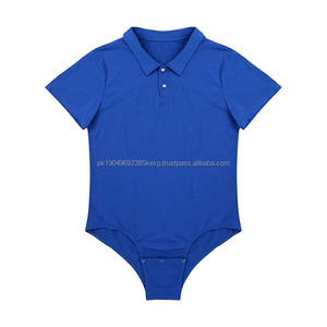 เสื้อจั๊มสูทแฟชั่นสำหรับผู้ชายเสื้อโปโลผ้าฝ้าย100% ดีไซน์ใหม่ - Product Image 3