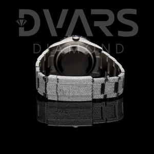 Nuevo Reloj de Alta Calidad Personalizado con Moissanita Helada, Mecanismo ETA, Acero Inoxidable, Analógico, Estilo Hip Hop, Cristal Dorado, Diamantes VVS - Product Image 4