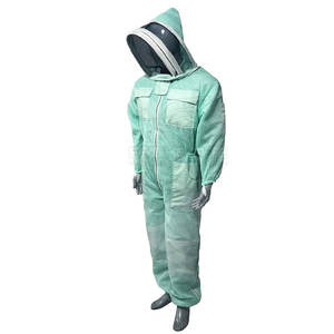 Traje de apicultura con capucha de estilo de esgrima y tela ventilada Traje de apicultura duradero con velo para uso profesional o de pasatiempo - Product Image 3