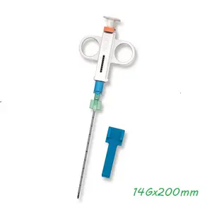 Biopsy medical supplies and equipment made in Italy soft tissue tru cut biopsy needle 14x200mm