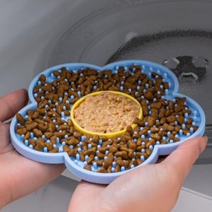 Bulk <b>Silicone</b> Pet Licking Mat BPA Free Non Slip Feeding Pad Dishwasher Safe Slow Feeder Enrichment and Stress Relief <b>Tool</b> - Product Image 4