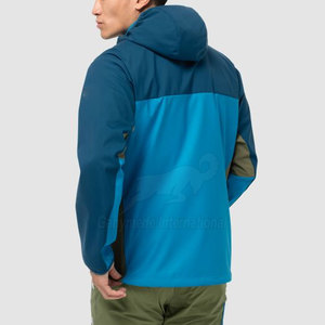 Latest Style Hooded Canvas Windbreaker <b>Jacket</b> Wholesale Best Selling for <b>Men</b> with Front Logo in Reasonable Price - Product Image 3