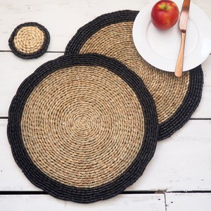 Wholesaler Natural Seagrass <b>Woven</b> Table Mat Exquisite Design Kitchen Household Item for Wedding Parties and Restaurants - Product Image 4