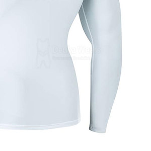 Vêtements de sport anti-éruptions cutanées pour hommes avec logo personnalisé, couleur unie, manches longues, équipement de gymnastique pour adultes avec protection solaire - Product Image 5