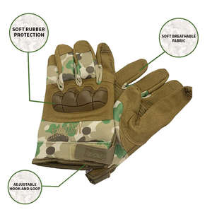 Guantes tácticos resistentes de alta calidad Diseño popular Los mejores guantes tácticos de microfibra - Product Image 4