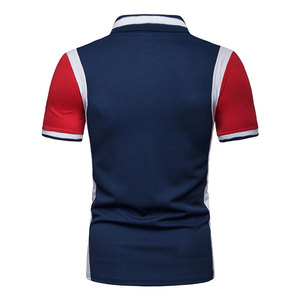 Custom Size <b>Men's</b> for Polo <b>T</b>-<b>Shirt</b> Breathable Cotton <b>Summer</b> Casual Wear in Custom Colors Solid Pattern - Product Image 2