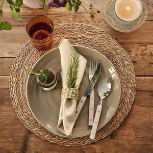 Natural Water Hyacinth <b>Placemats</b> <b>for</b> Dining <b>Table</b> Adds Boho Charm With Eco-Friendly Material - Product Image 2