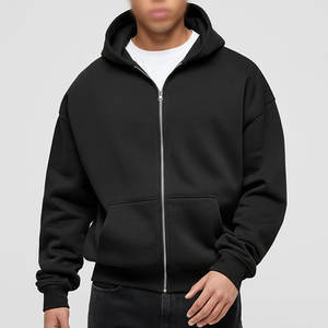 เสื้อฮู้ดดี้ผ้าฝ้ายแท้ 100% แบบมีซิปสำหรับผู้ชาย ดีไซน์ยอดเยี่ยม ผลิตในปากีสถาน เสื้อผ้าผู้ชายสุดฮิต สินค้าทันสมัย เสื้อฮู้ดดี้โอเวอร์ไซส์ - Product Image 1