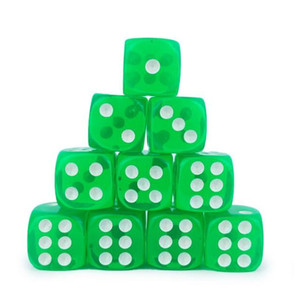 <b>Entertainment</b> games transparent colorful Acrylic Rounded Dice - Product Image 3