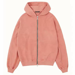 Pull épais personnalisé de haute qualité nouveauté hiver femmes meilleur polyester lâche chaud blanc uni demi fermeture éclair à capuche unisexe - Product Image 5