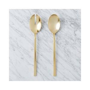 Juego de acero inoxidable hecho a mano con mango redondo largo para servir café, juego de servir comida, juego de sal/barra de azúcar, cuchara para sopa, cucharones - Product Image 4