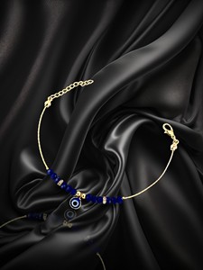 Bracelet en acier inoxydable plaqué imitation perle et zircon DAFNI BIG PAZAR - Cadeau tendance d'Istanbul - Product Image 5
