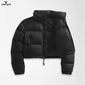 Popular Design New Style Cheap Price Winter Women Long Sleeve Light Weight Down Puffer Jacket Women Zipper Jackets - Product Image 2