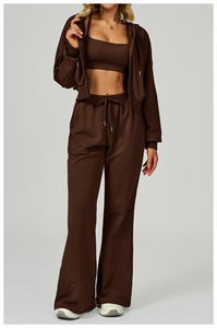 Conjunto de manga regular liso personalizado para mujer, conjunto de verano, chándal personalizado para mujer, conjunto de 2 piezas, chándal de algodón - Product Image 6