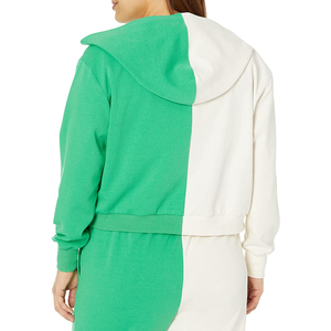 เดรสมีฮู้ดแบบรูดซิปทรงสลิมฟิตมีฮู้ดสำหรับผู้หญิงชุดออกกำลังกายแบบรูดซิปทรงหลวม - Product Image 2